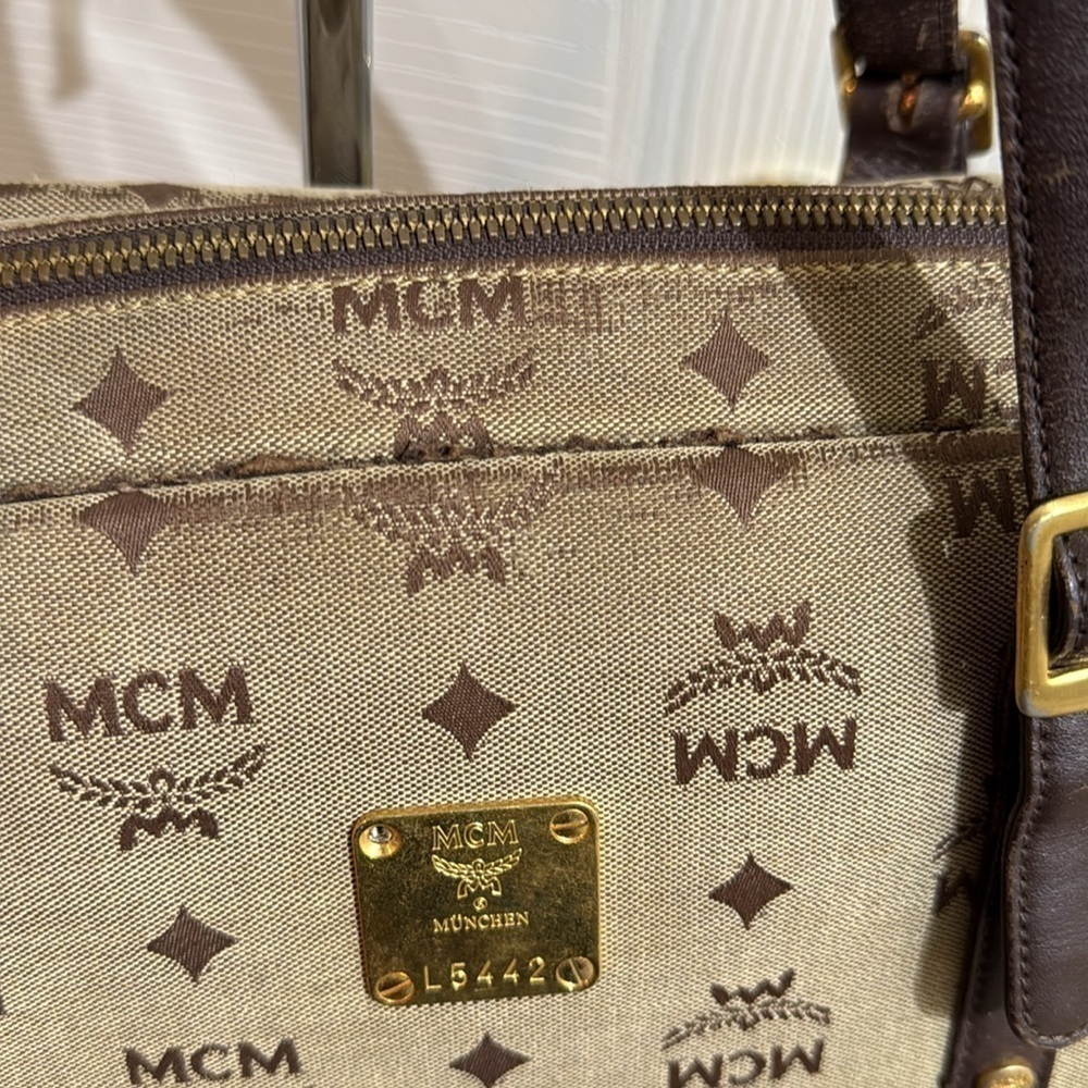 MCM Monogram Shoulder Bag - Picture 3 of 9